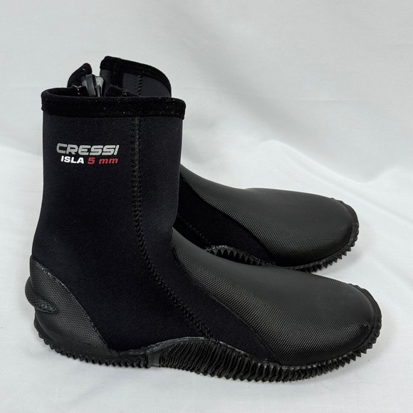 Cressi Isla 5mm Neoprene Dive Boots Size US Mens 8 US Womens 9 Scuba Diving - Picture 1 of 7